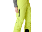 Gele sportbroek met ritszak en zwart logo