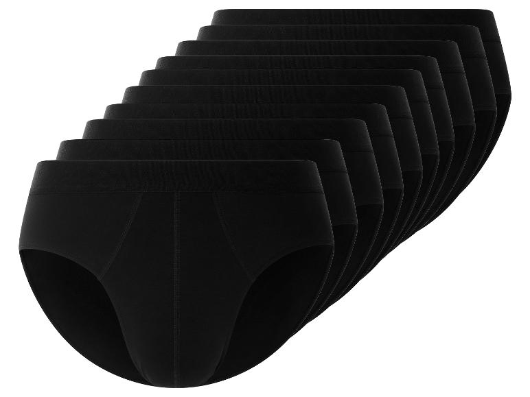 Tien zwarte heren slips.