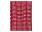 Rood-wit geruite katoenen keukendoek