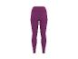 Paarse yoga legging met hoge taille, achteraanzicht