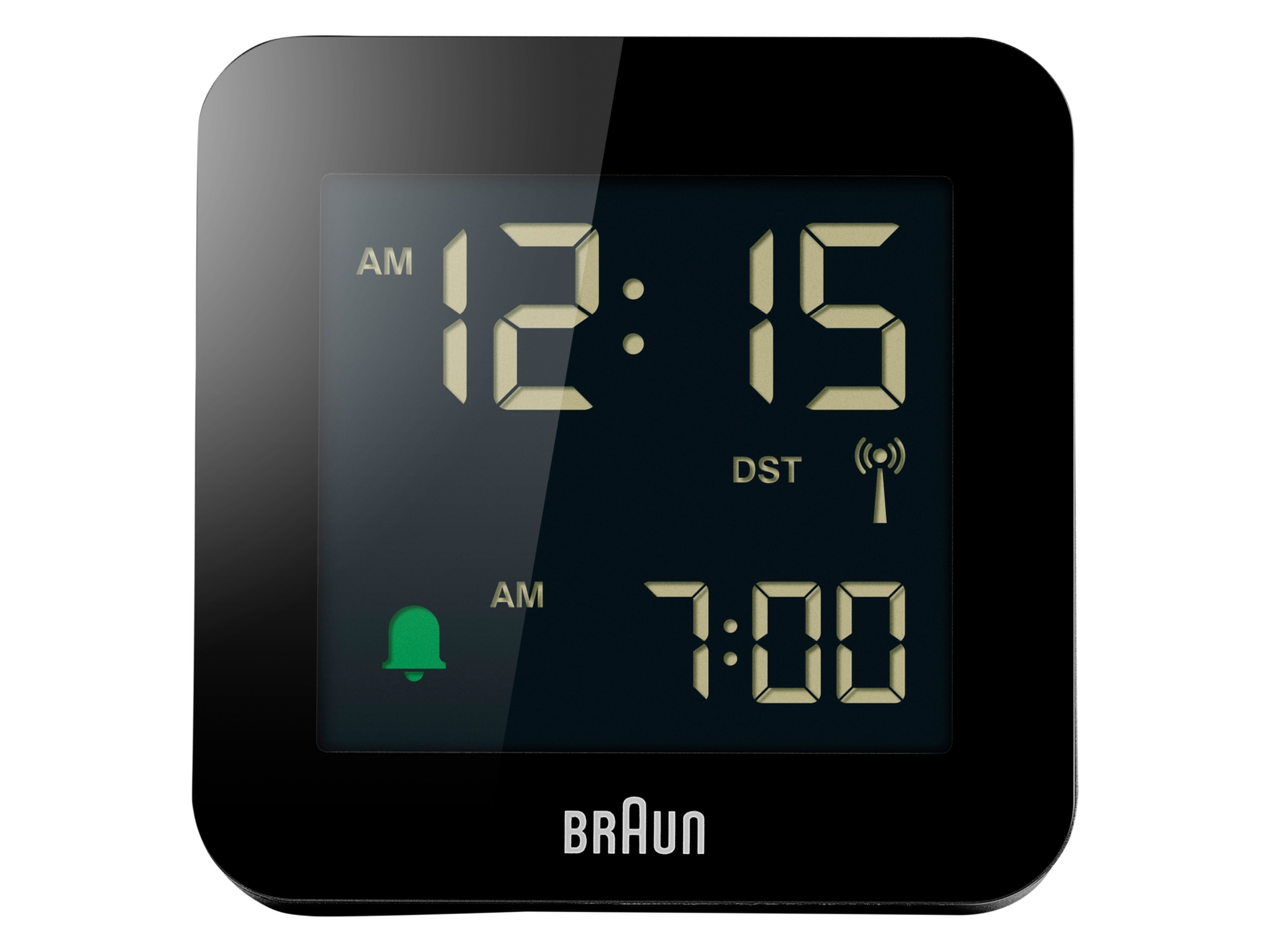 BRAUN Digitale wekker BC09B-DCF - radiogestuurd (Zwart)