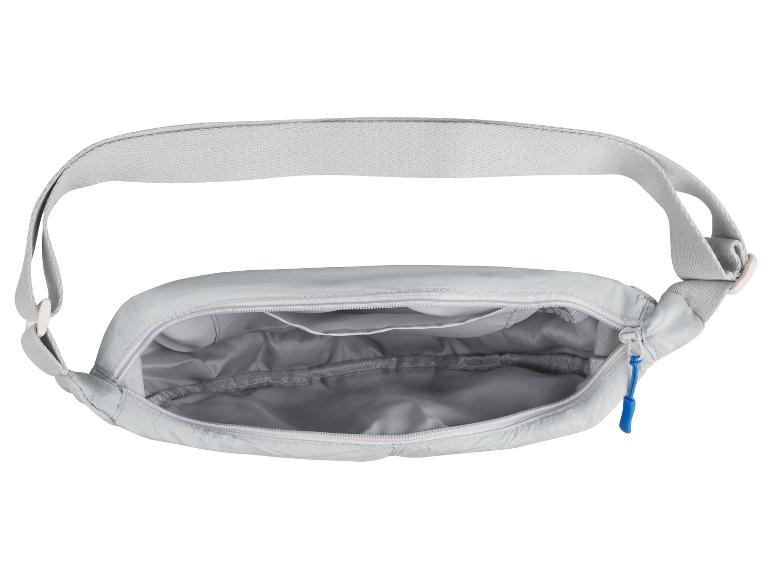 Open grijze heuptas, van bovenaf gezien.