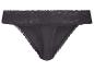Zwarte kanten string slip.