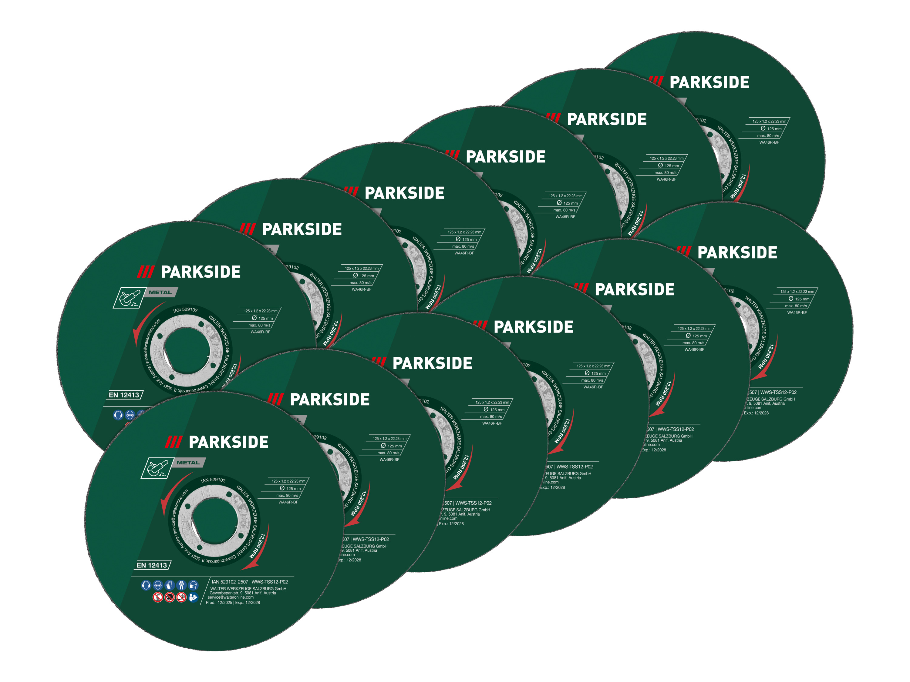 PARKSIDE Doorslijpschijven (Doorslijpschijven)