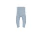 Lichtblauwe geribbelde baby legging