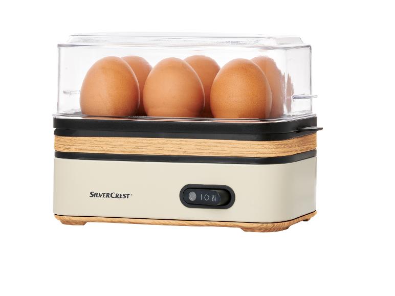 SilverCrest eierrekoker: eieren, houten design.