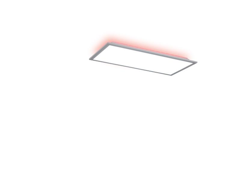 Rechthoekige LED-paneelverlichting met rode achtergrondverlichting