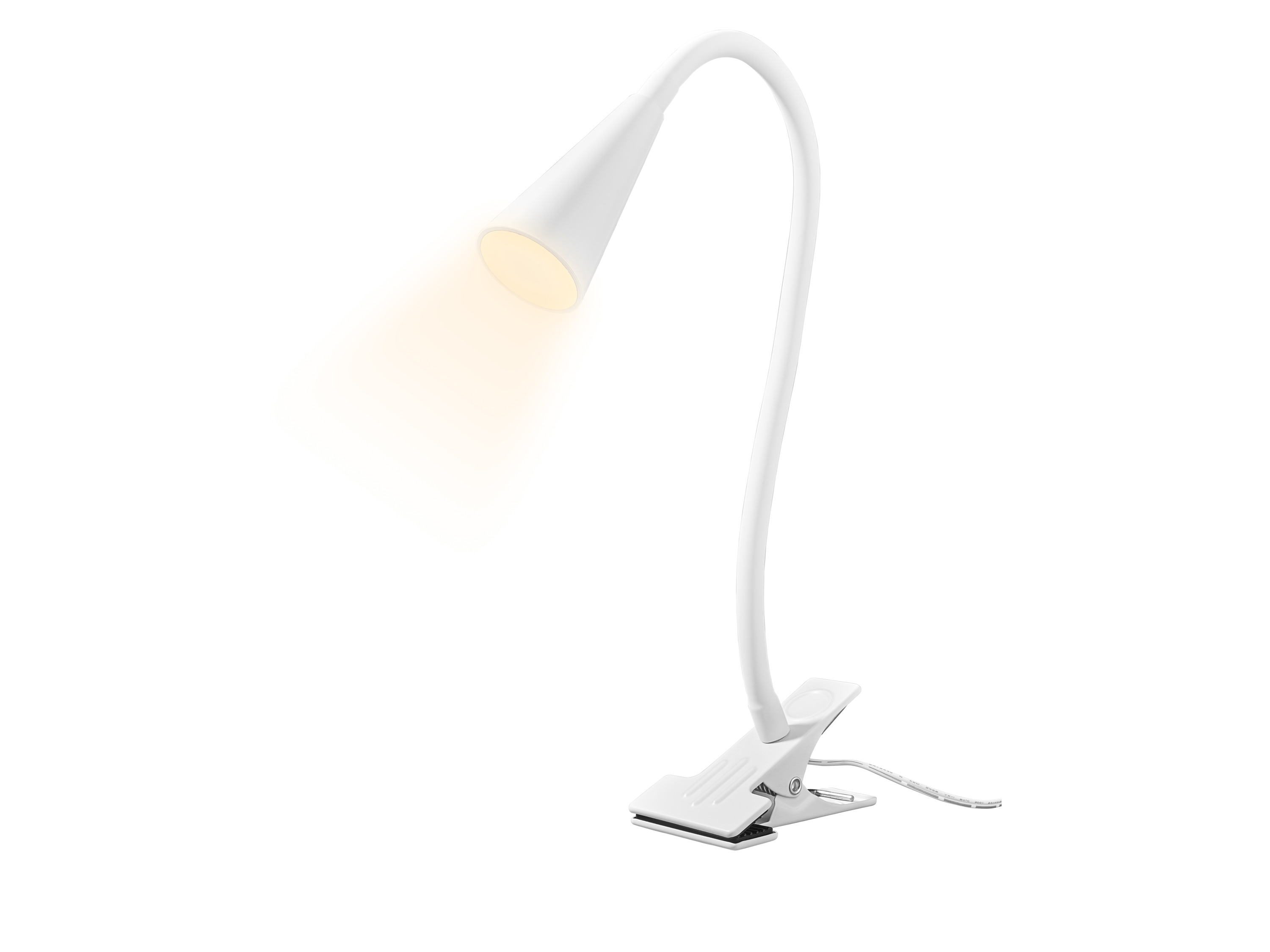 LIVARNO LED-klemlamp Freya (LED clip-on spot, wit)