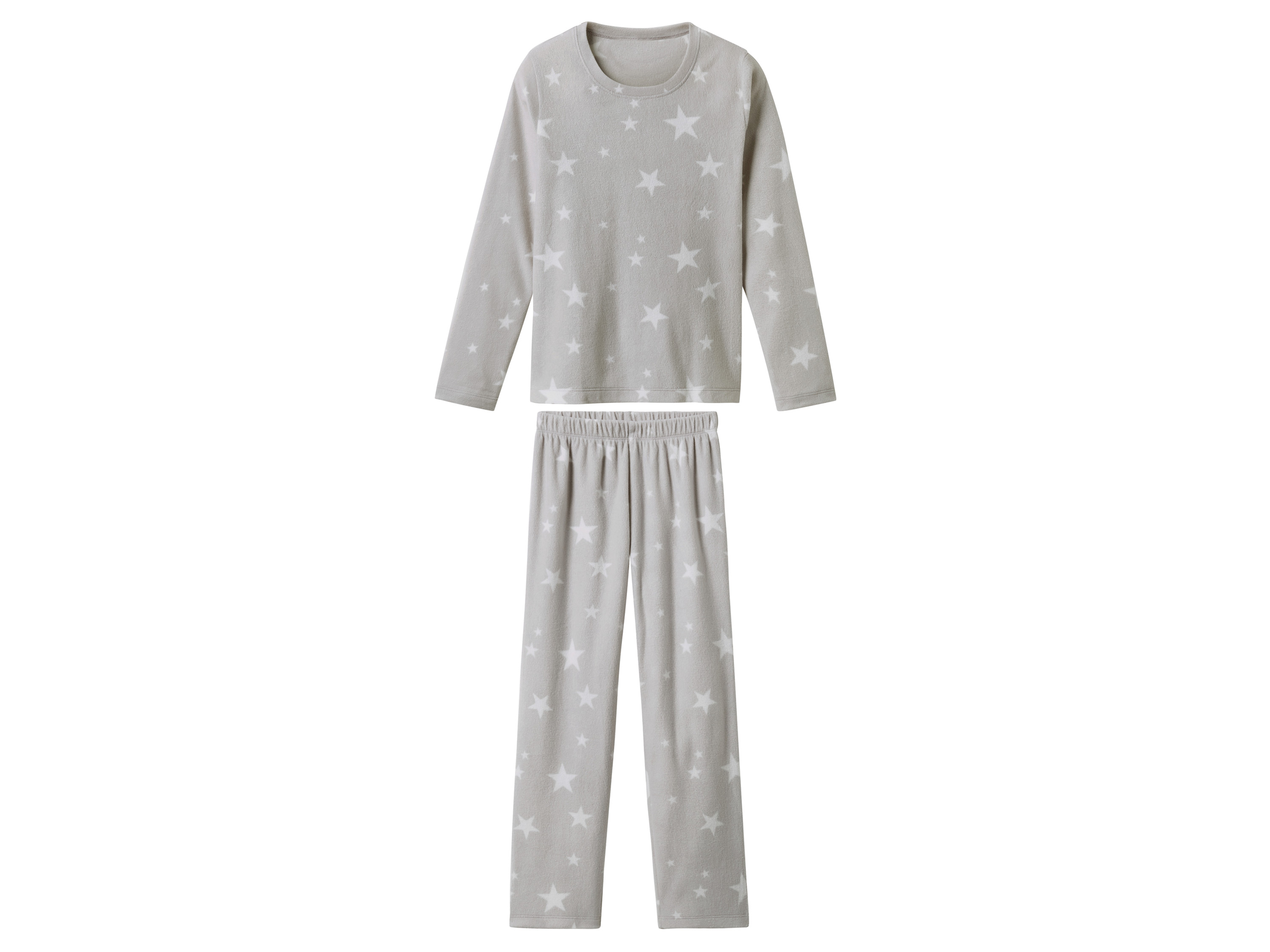 esmara Fleece kinder pyjama (Grijs, 146/152)