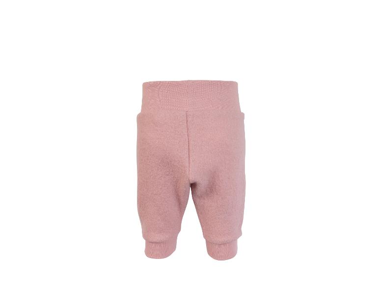 Roze babybroek met hoge taille en geribde boorden