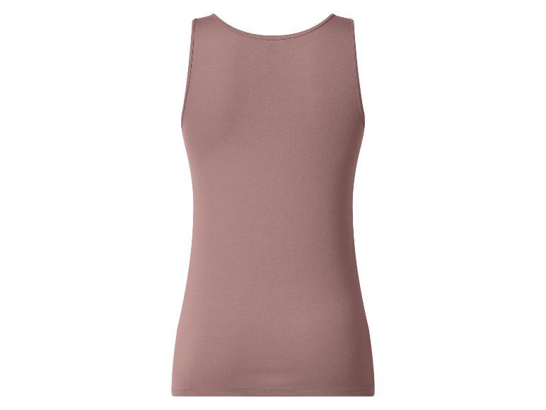 Eenvoudige mauve dames tanktop, achterkant