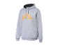 Grijze Crivit hoodie met oranje print