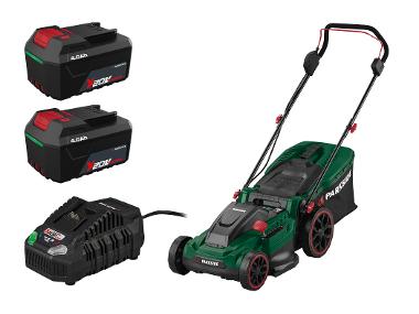 PARKSIDE® Accu-grasmaaier 40 V, 800 m², met 2 accu's 4 Ah en snellader 4,5 A