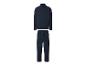 Donkerblauwe fleece jas met rits en broek