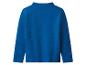 Blauwe kinder longsleeve met col, van katoen.