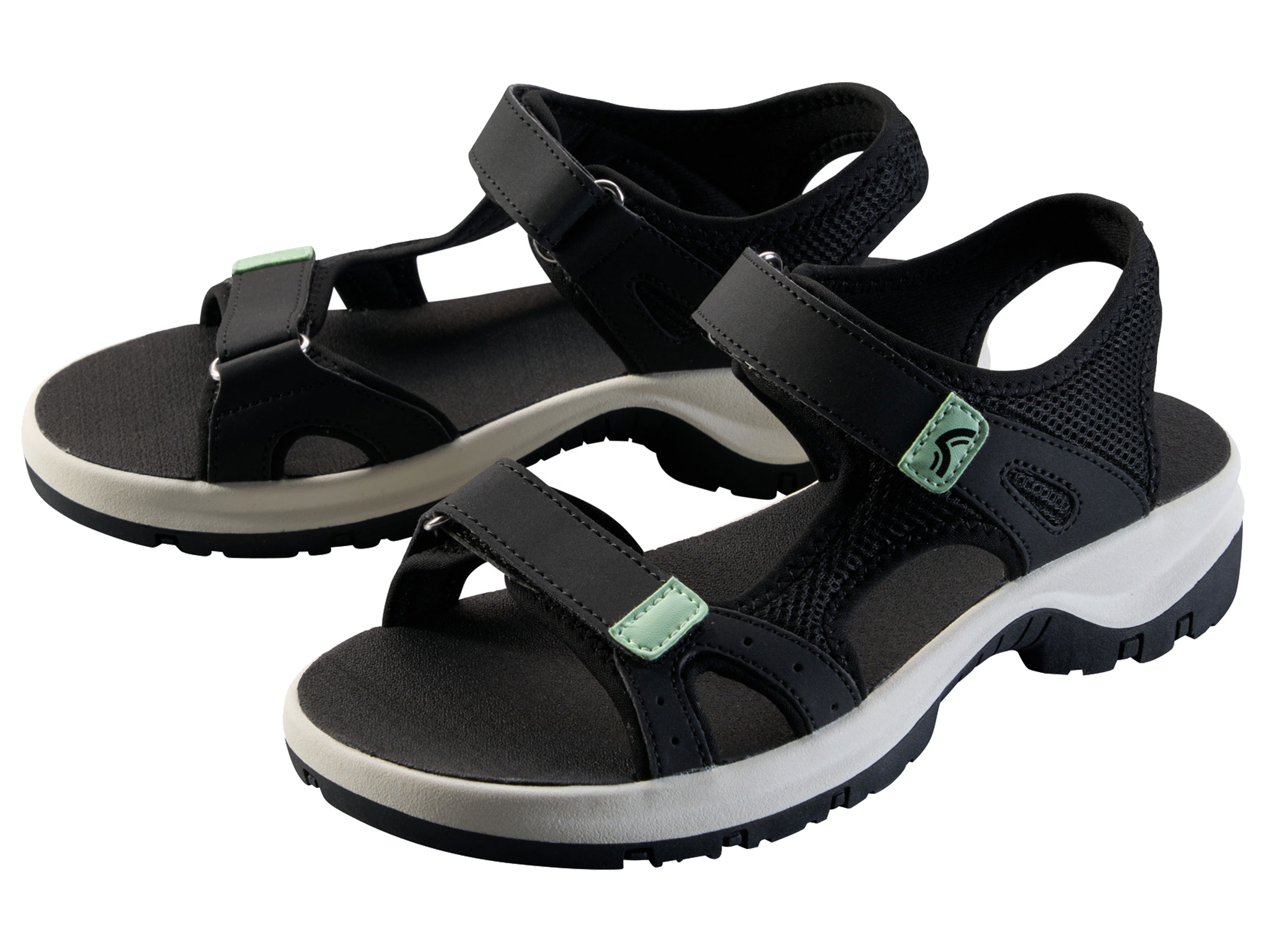 CRIVIT Dames sandalen (Zwart, 38)