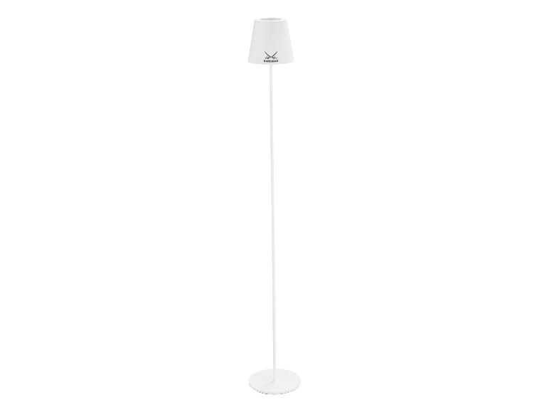 Minimalistische witte Sansbar staande lamp.
