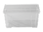 Transparante opbergdoos met deksel