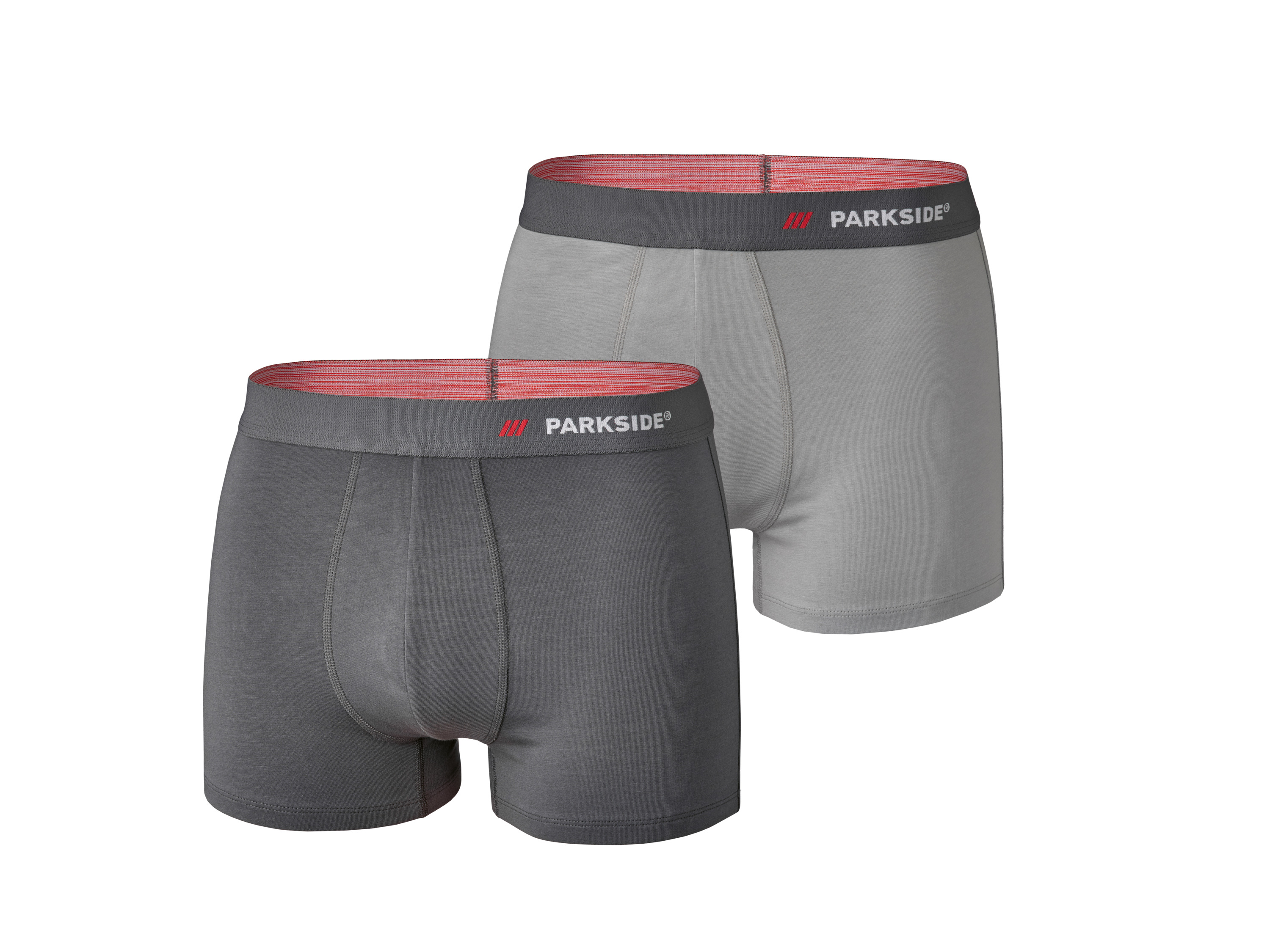 PARKSIDE Set van 2 heren boxers (grijs/lichtgrijs, XXL)