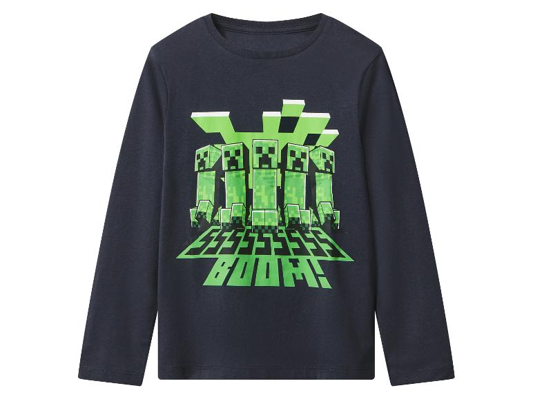 Minecraft T-shirt met lange mouwen en Creeper-print