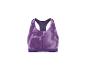 Paarse sportbeha met abstract patroon