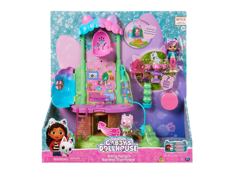 Gabby's Dollhouse speelset met boomhut en poppetjes