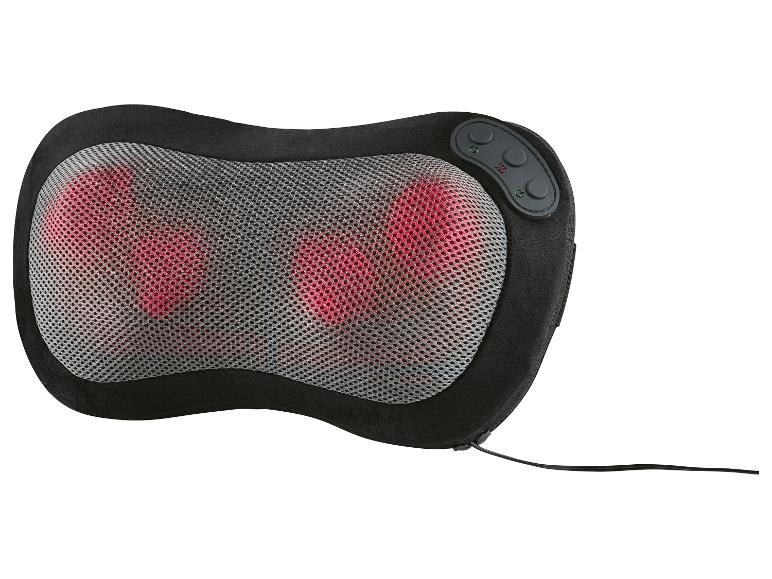 Shiatsu massagekussen met warmte en knopbediening.