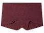 Bordeauxrode katoenen onderbroek.