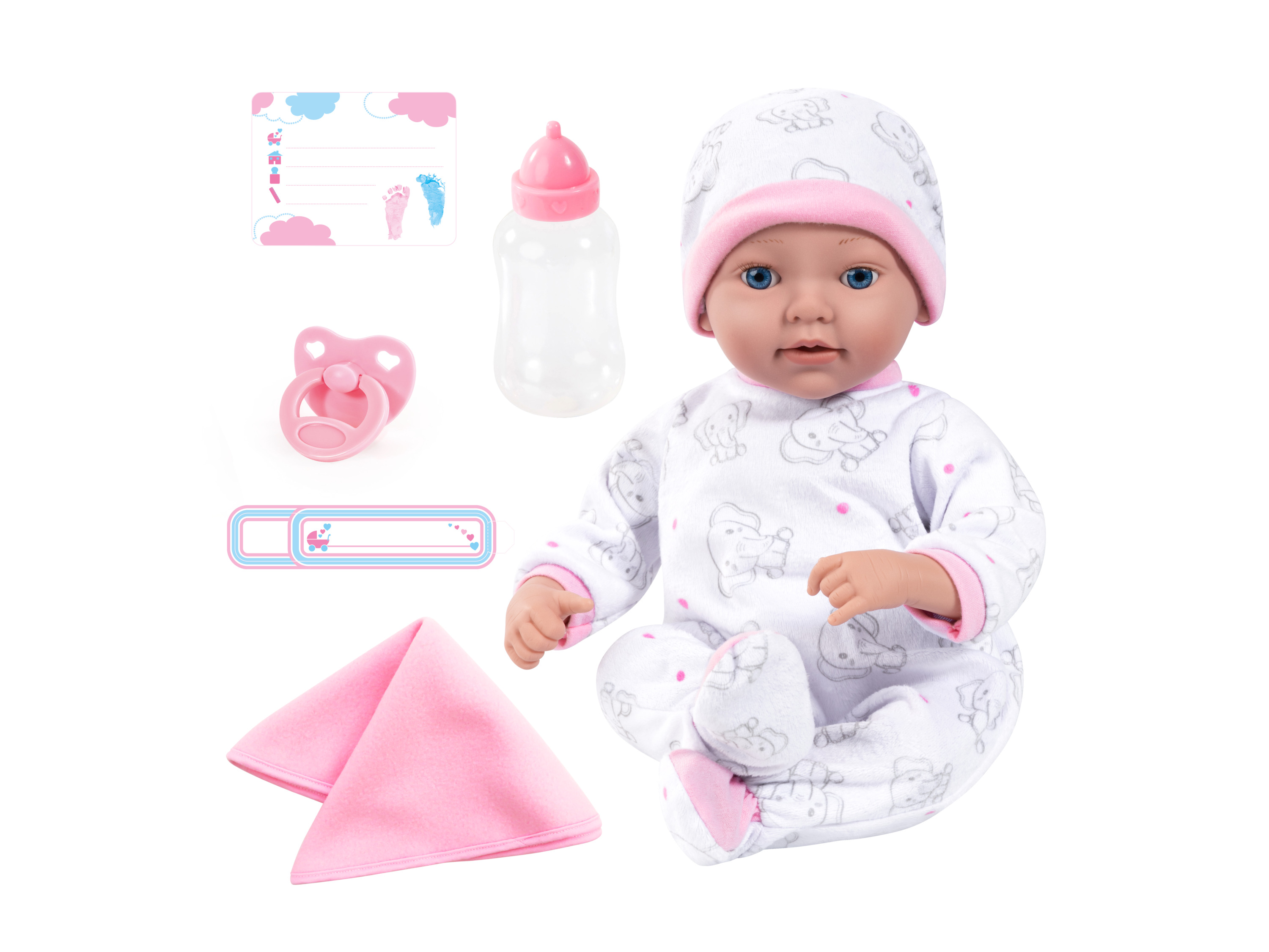 BAYER DESIGN Reborn babypop 38 cm, met geboortecertificaat en naamplaatje.