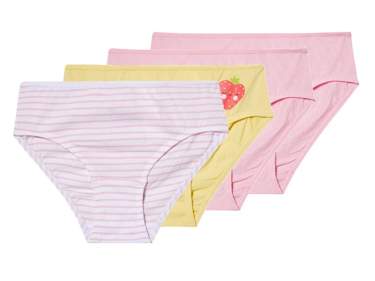 Drie meisjes slips: gestreept, geel en roze.