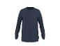 Donkerblauw Henley shirt met lange mouwen voor heren