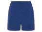 Donkerblauwe shorts, klassieke stijl.