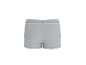 Grijze boxershort voor heren met een witte taillebandlijn.