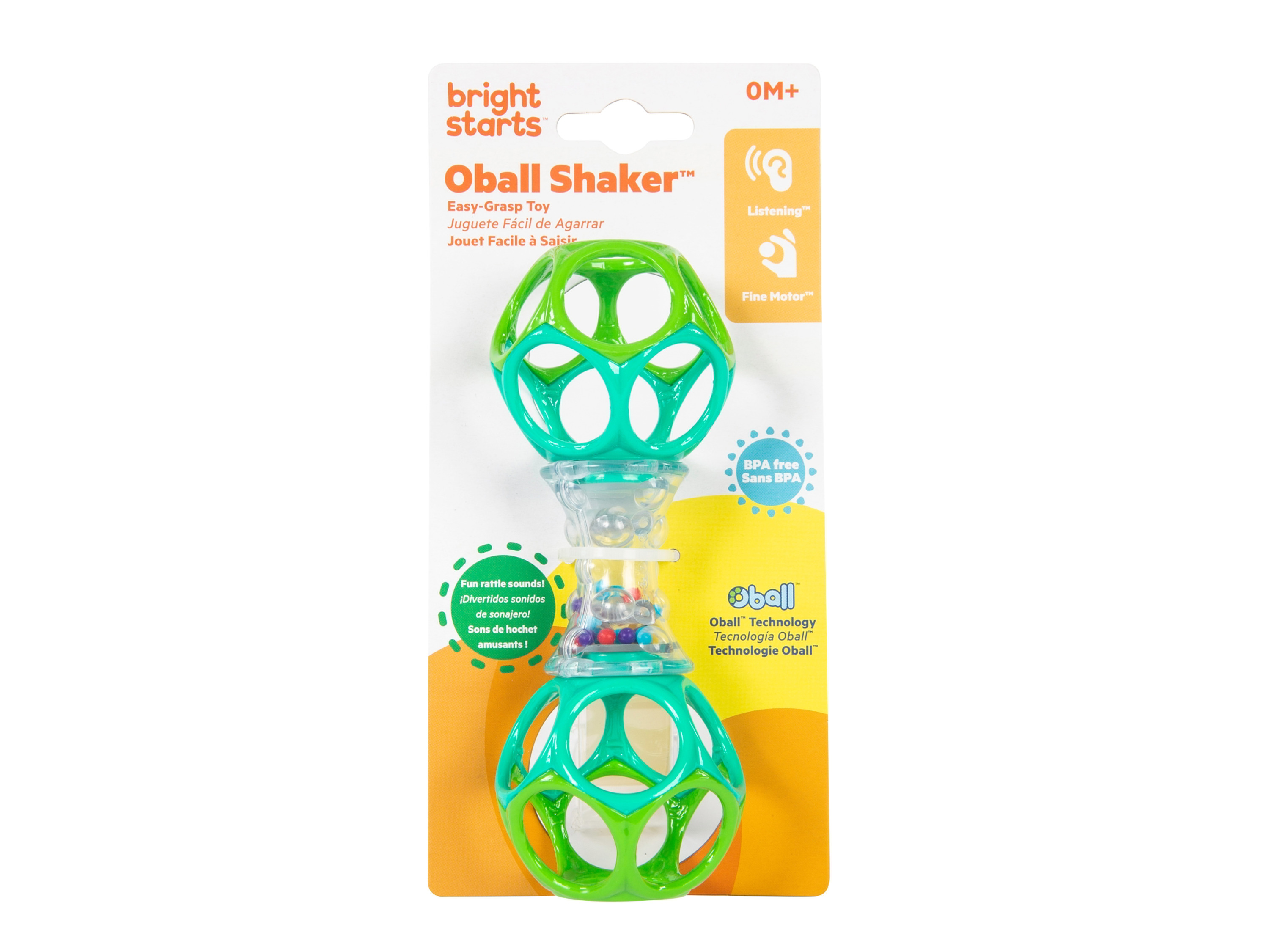 BRIGHT STARTS™ Sensorisch activiteitenspeelgoed (Shaker Toy)