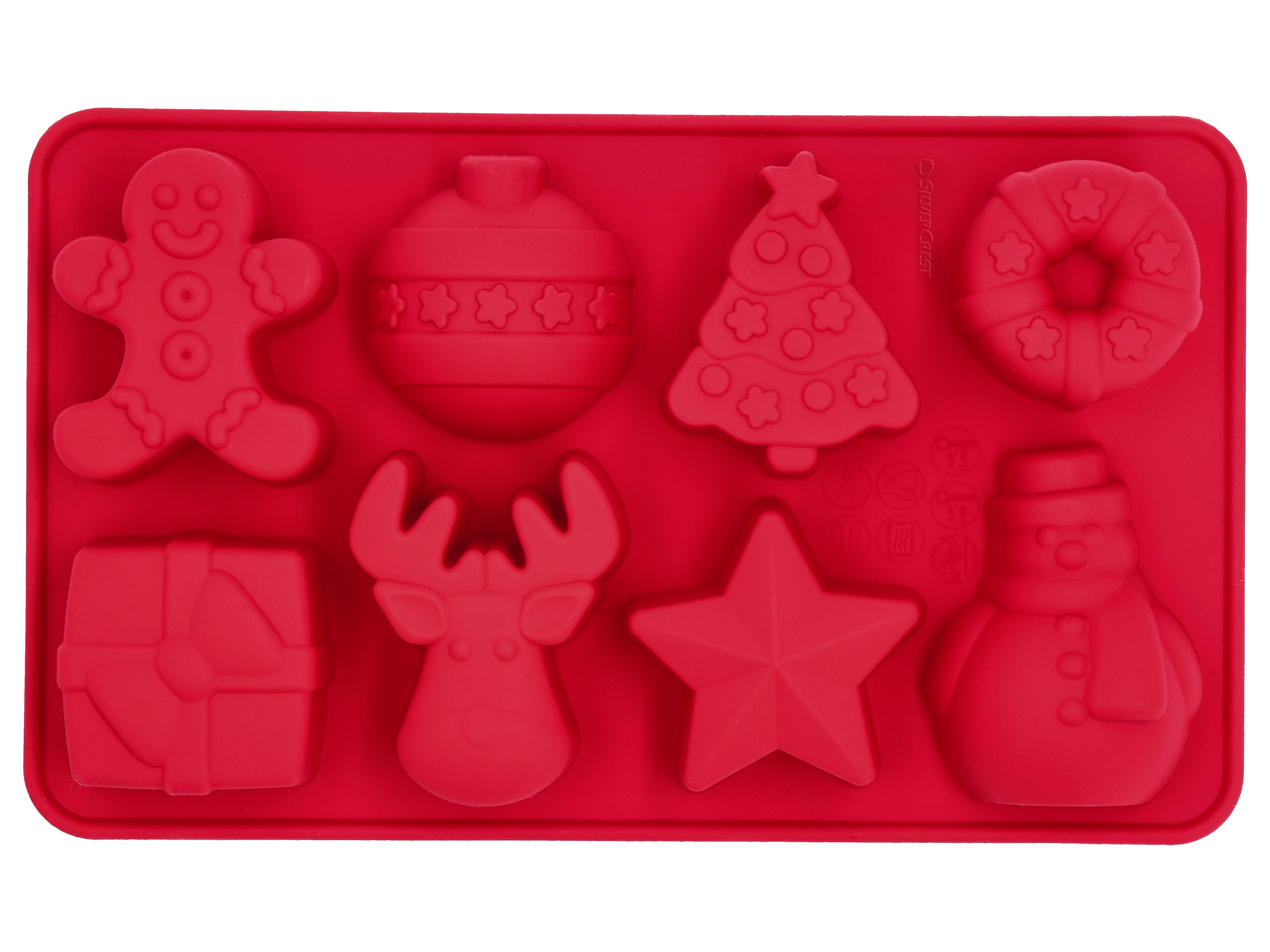 SILVERCREST Siliconen bakvorm of pralinevorm (Bakvorm kerstversiering)