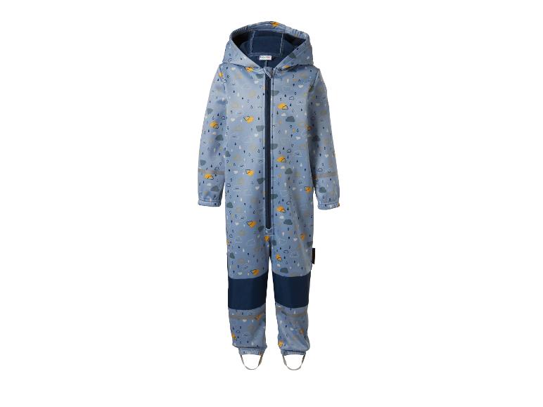 Kinderregenpak met wolken- en regendruppelpatroon