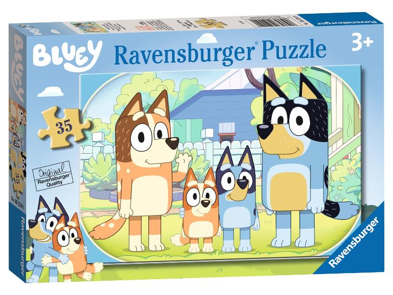 Ravensburger puzzel met 35 stukjes van Bluey.