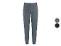 Heren joggingbroek met trekkoord in twee kleuren: grijs en donkerblauw.
