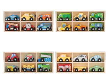 lupilu® Houten speelgoed auto's