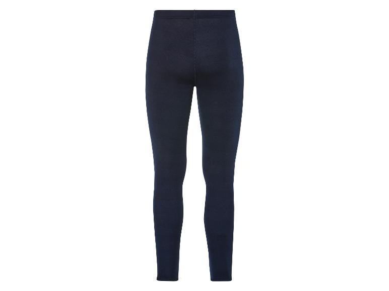 Donkerblauwe leggings voor dames.