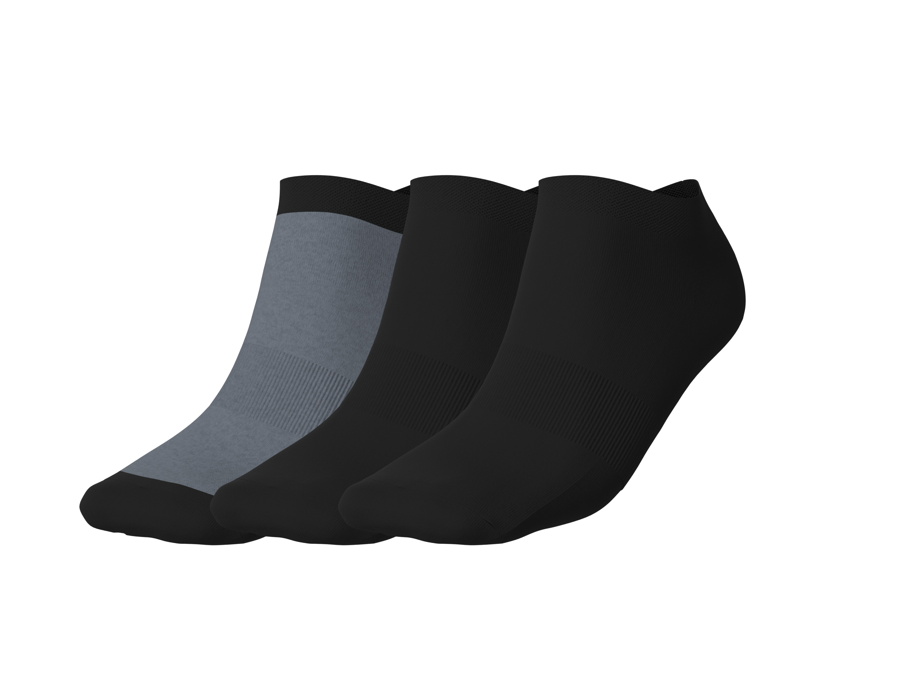 CRIVIT 3 Paar dames sportsokken (Grijs/Zwart, 39-42)