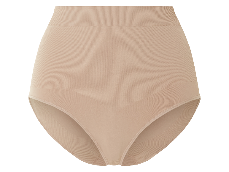 Beige hoge slip.