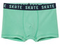 Groene boxershorts met 'Skate' tekstband