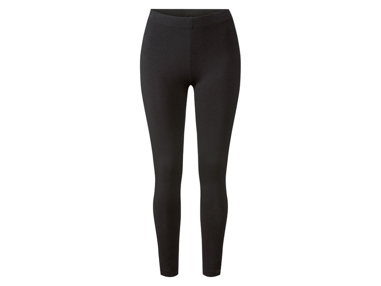 esmara Dames-legging met hoog katoengehalte (XS (32/34), Zwart)