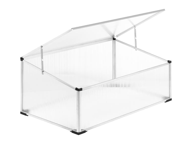 Aluminium polycarbonaat kas met open deksel