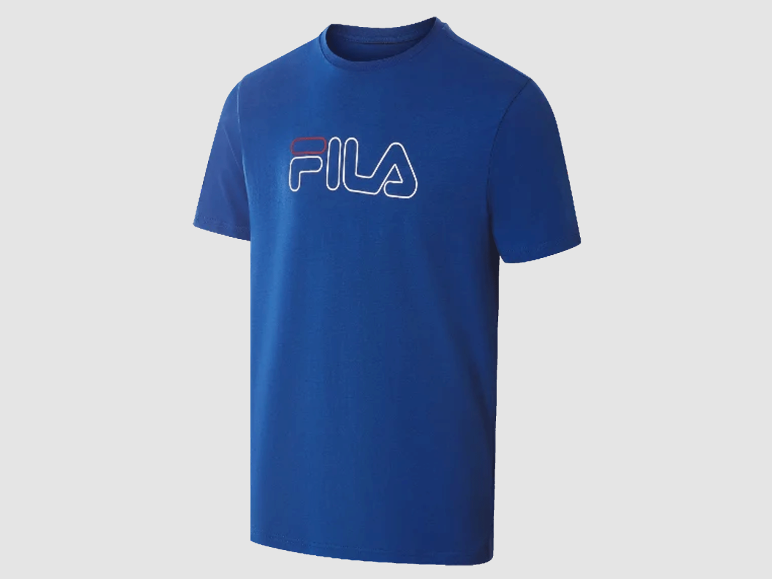 Blauw FILA heren t-shirt met logo