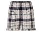 Roze en zwarte geruite shorts met ruches zoom