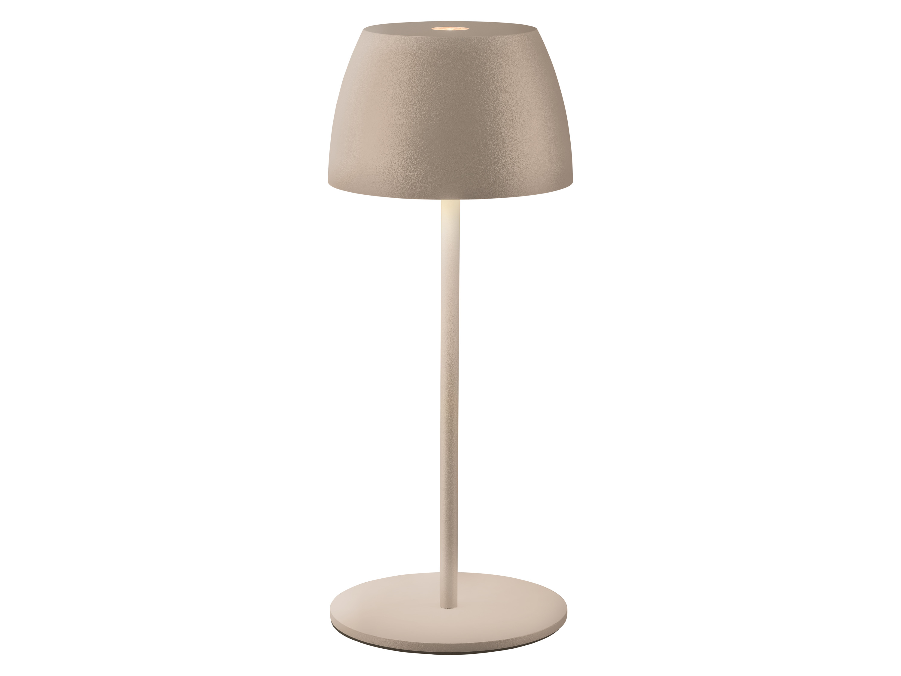 LIVARNO Oplaadbare tafellamp, 20 cm (Beige)