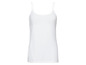 Een wit, basic tanktop.
