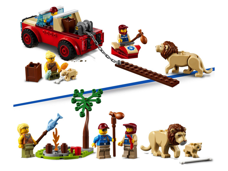Ga naar volledige schermweergave: LEGO® City Wildlife Rescue off-roader - afbeelding 5